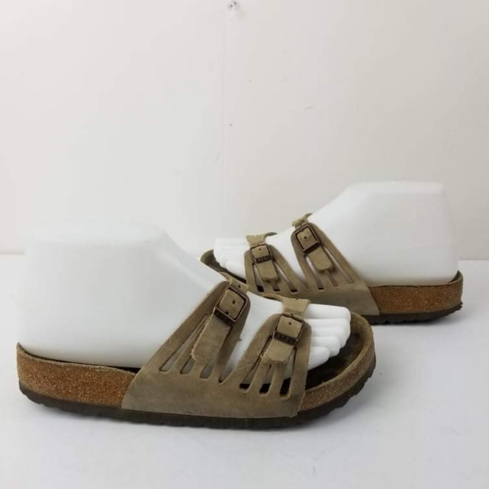 BIRKENSTOCK Women's Granada Tan Leather Sandals - Picture 5 of 10